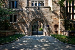 gated arched entrance to represent private school tuition