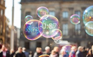 negative bond yields of bubbles with building background