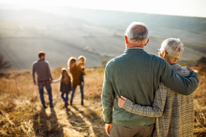 elder-care-senior-couple-family-nature-autumn